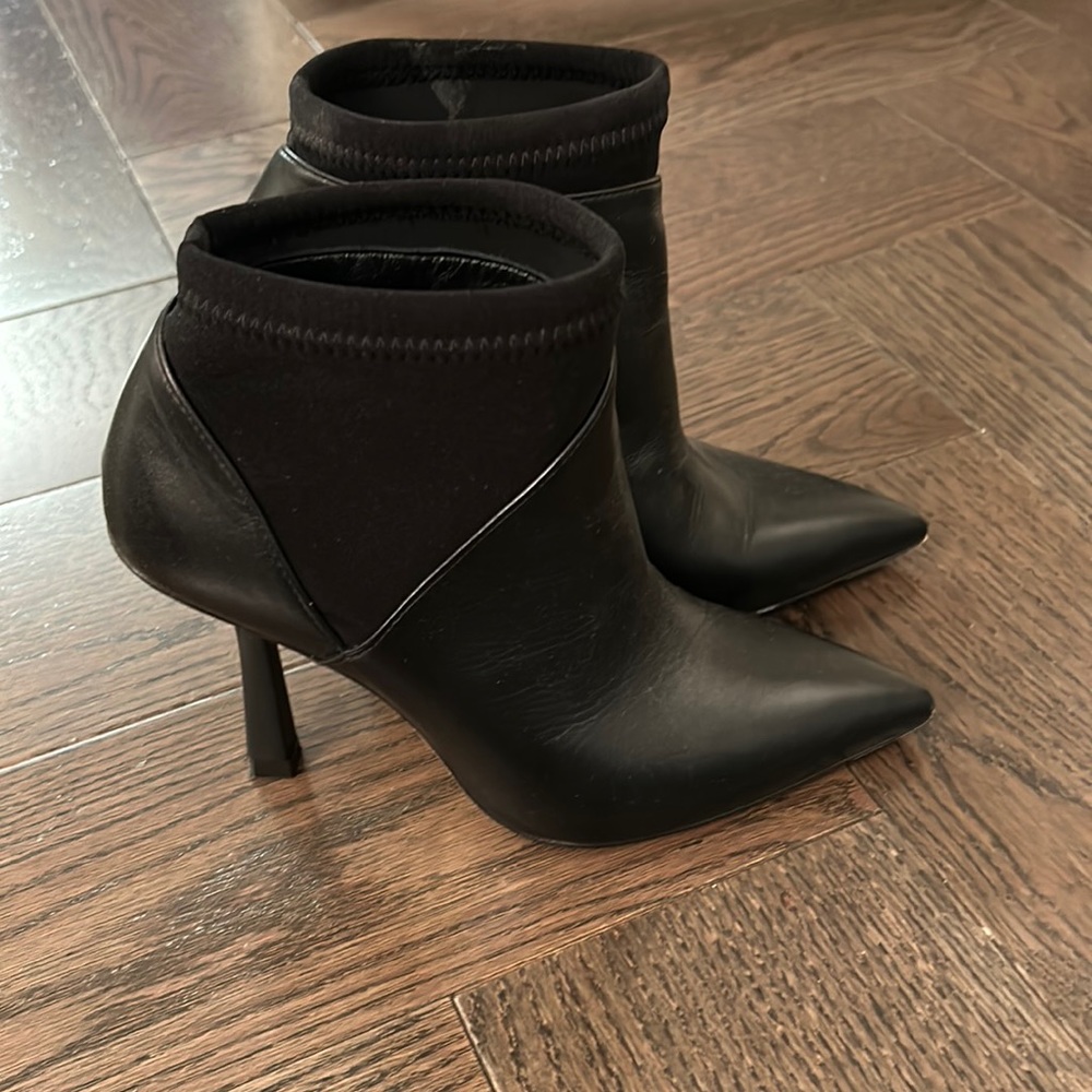 Stuart Weitzman Black Booties Size 4-Never Worn - image 1